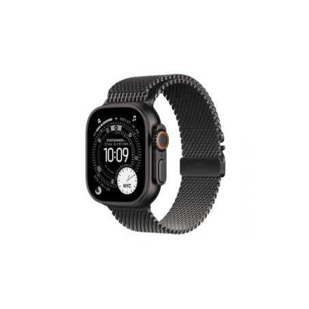 Montre Connectée Apple Watch Ultra 3 Cellulaire 5G 49mm Titane Noir avec Bracelet Trail Loop M/L Bla… — Apple · Smarty Paris 18e